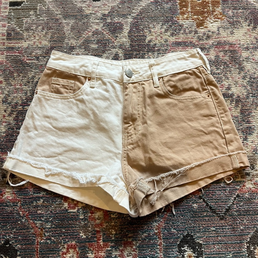 Pacsun Two-Tone Women's Denim Shorts